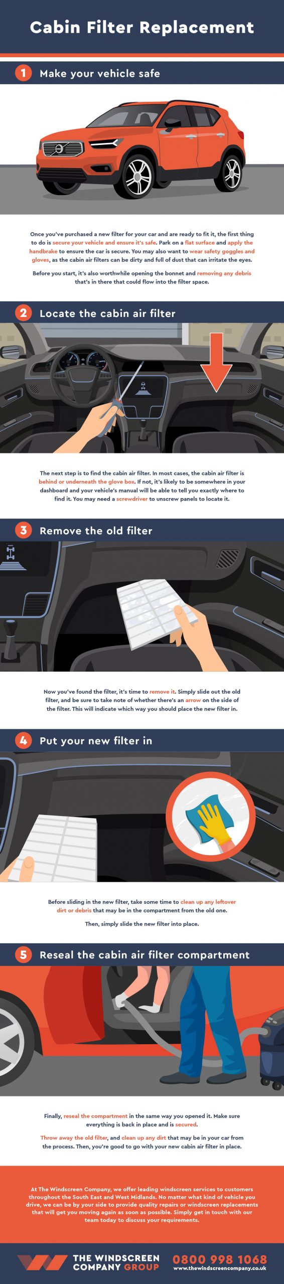 Why You Should Regularly Change Your Cabin Air Filter - The Windscreen  Company